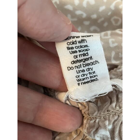 Japna Top Womens Small Smocked Milkmaid Fairy Flutter Sleeve Babydoll Shirt - Picture 5 of 8